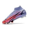 Nike Mercurial Superfly VIII Elite DF FG KM Flames Lila Plata